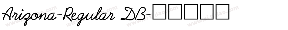 Arizona-Regular DB字体转换